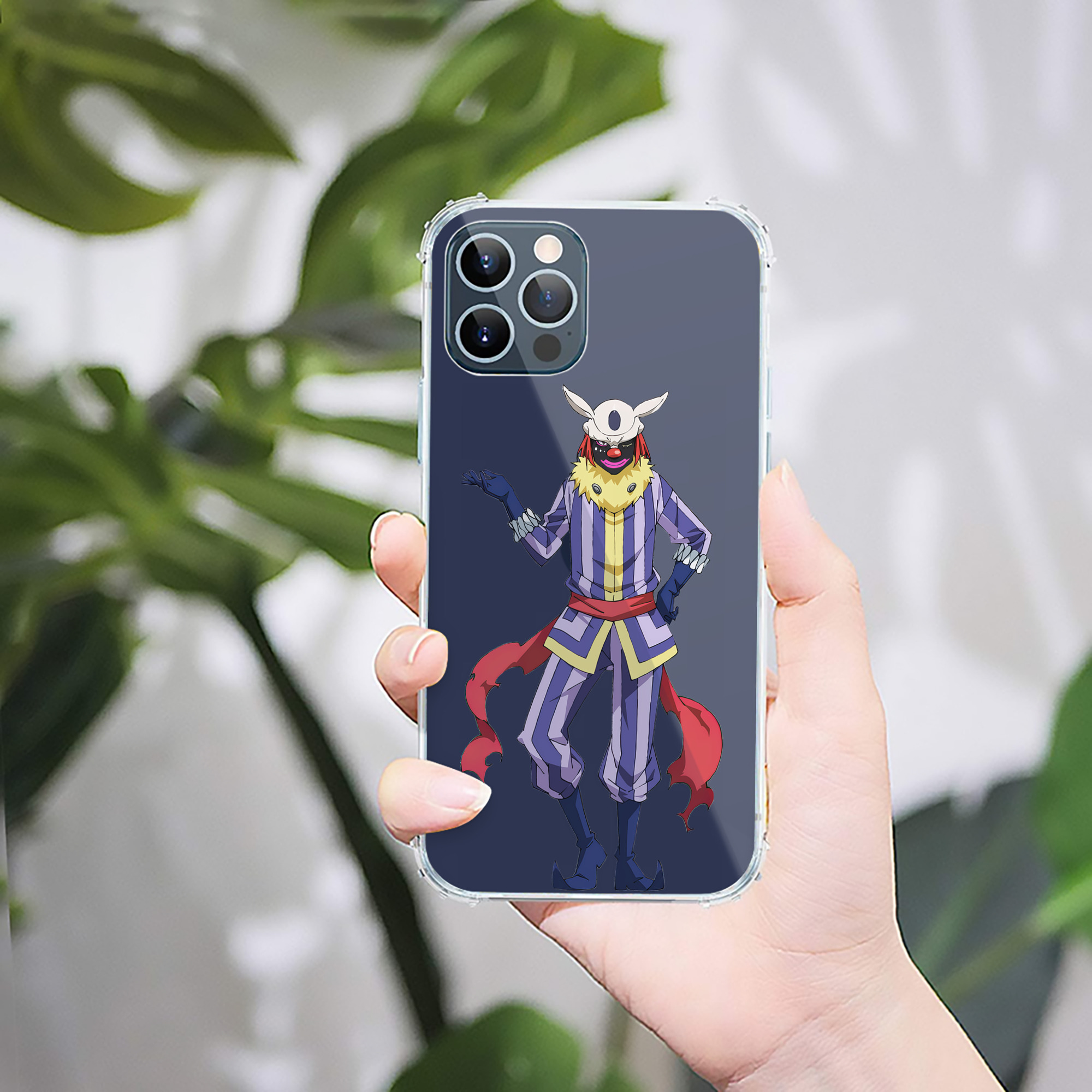 （画像用） 転スラ Regarding Reincarnated to Slime 【iPhone 12シリーズ対応】透明スマホケース（クリアソフトケース）